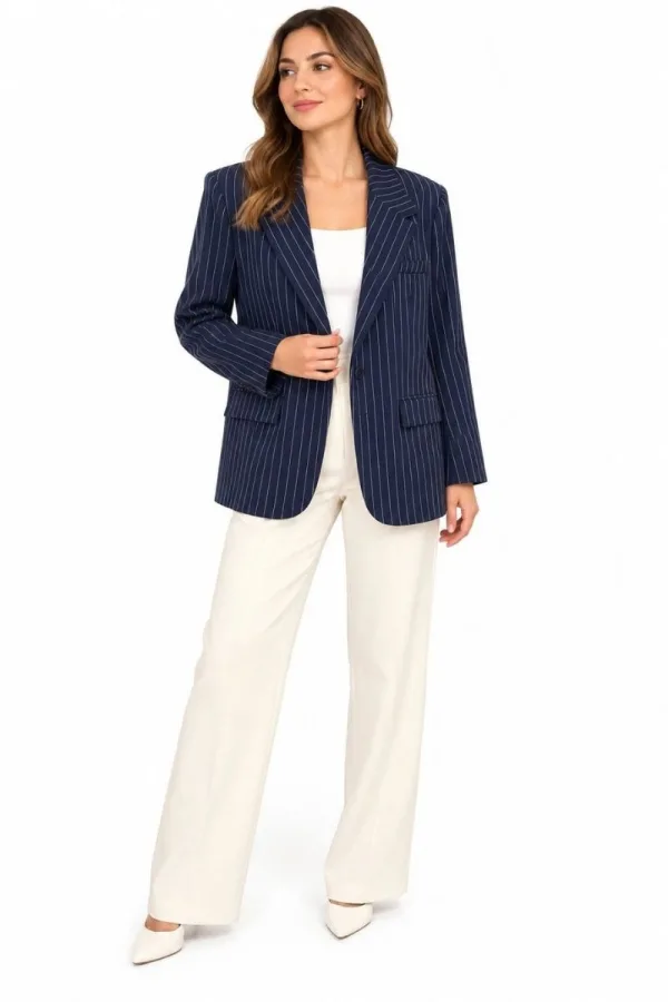 Bayan İç Astarlı Blazer Ceket