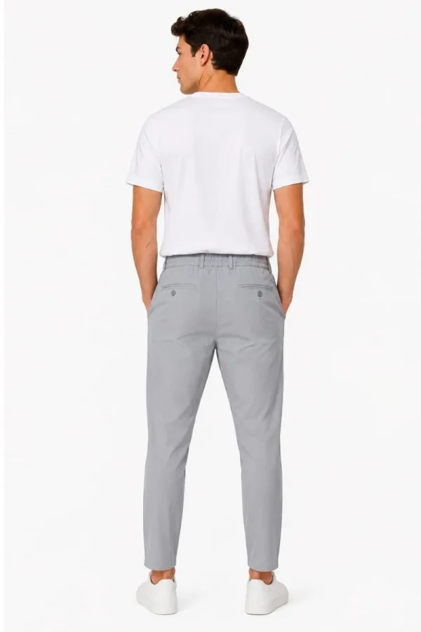 Dokulu Yandan Cepli Regular Erkek Jogger Pantolon