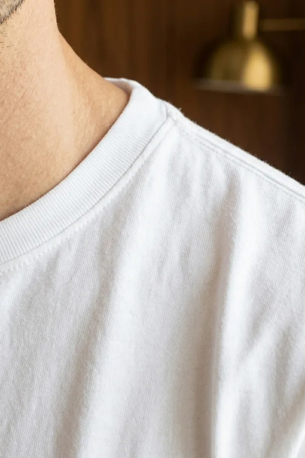 MEKA Erkek Unisex % 100 Pamuk Bisiklet Yaka Tişört