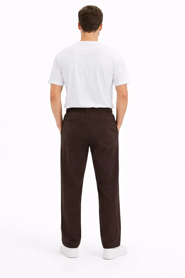 Yandan Cepli İp Detaylı Erkek Jogger Pantolon