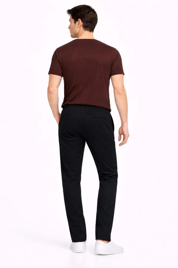 Yandan Cepli İp Detaylı Erkek Jogger Pantolon