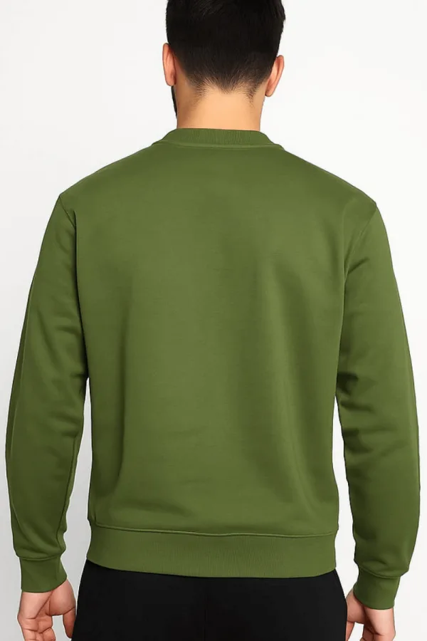 Uzun Kollu İçi Pamuklu Polyester Karışımlı Erkek Baskılı Sweatshirt