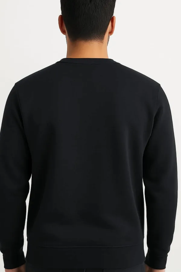 Uzun Kollu İçi Pamuklu Polyester Karışımlı Erkek Baskılı Sweatshirt