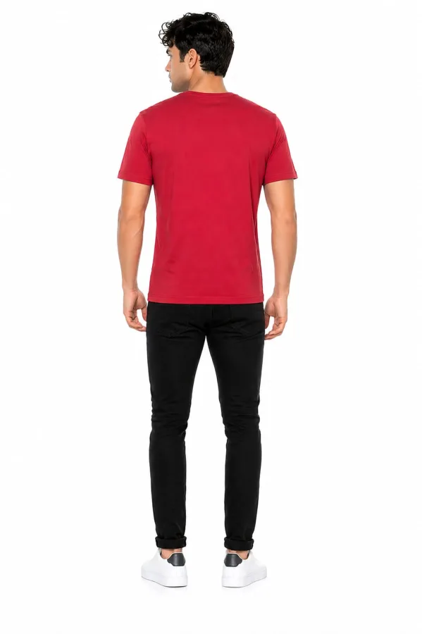 Erkek Basic Bisiklet Yaka Tişört