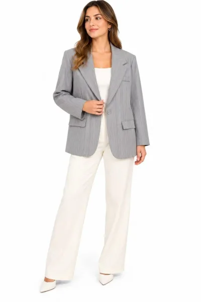 Bayan İç Astarlı Blazer Ceket