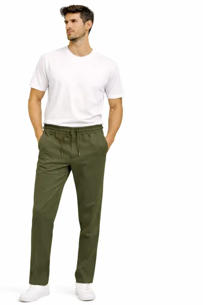 Dokulu Yandan Cepli Regular Erkek Jogger Pantolon