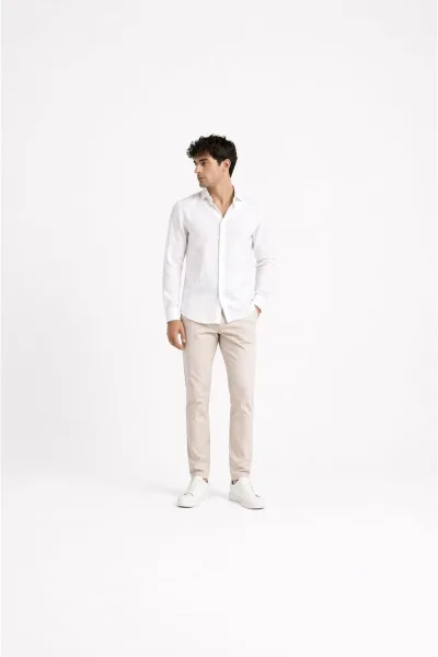 Erkek Gömlek Yazlık Slim Fit % 100 Pamuk