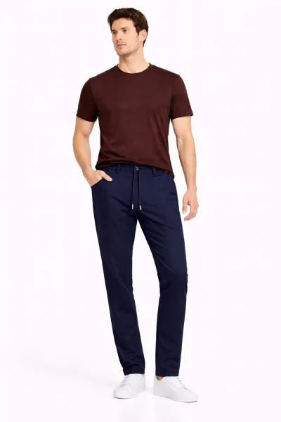 Yandan Cepli İp Detaylı Erkek Jogger Pantolon