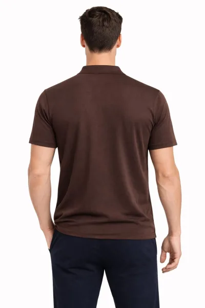 Oysho Regular Fit Polo Yaka Yarım Fermuarlı Kısa Kollu  Tişört